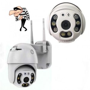 Поворотна вулична IP камера відеоспостереження PTZ WiFi xm 2mp з віддаленим доступом