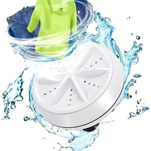 ПОРТАТИВНА ОБЕРТАЮЧА УЛЬТРАЗВУКОВА ПРАЛЬНА МАШИНКА З КАБЕЛЕМ TURBINE WASH