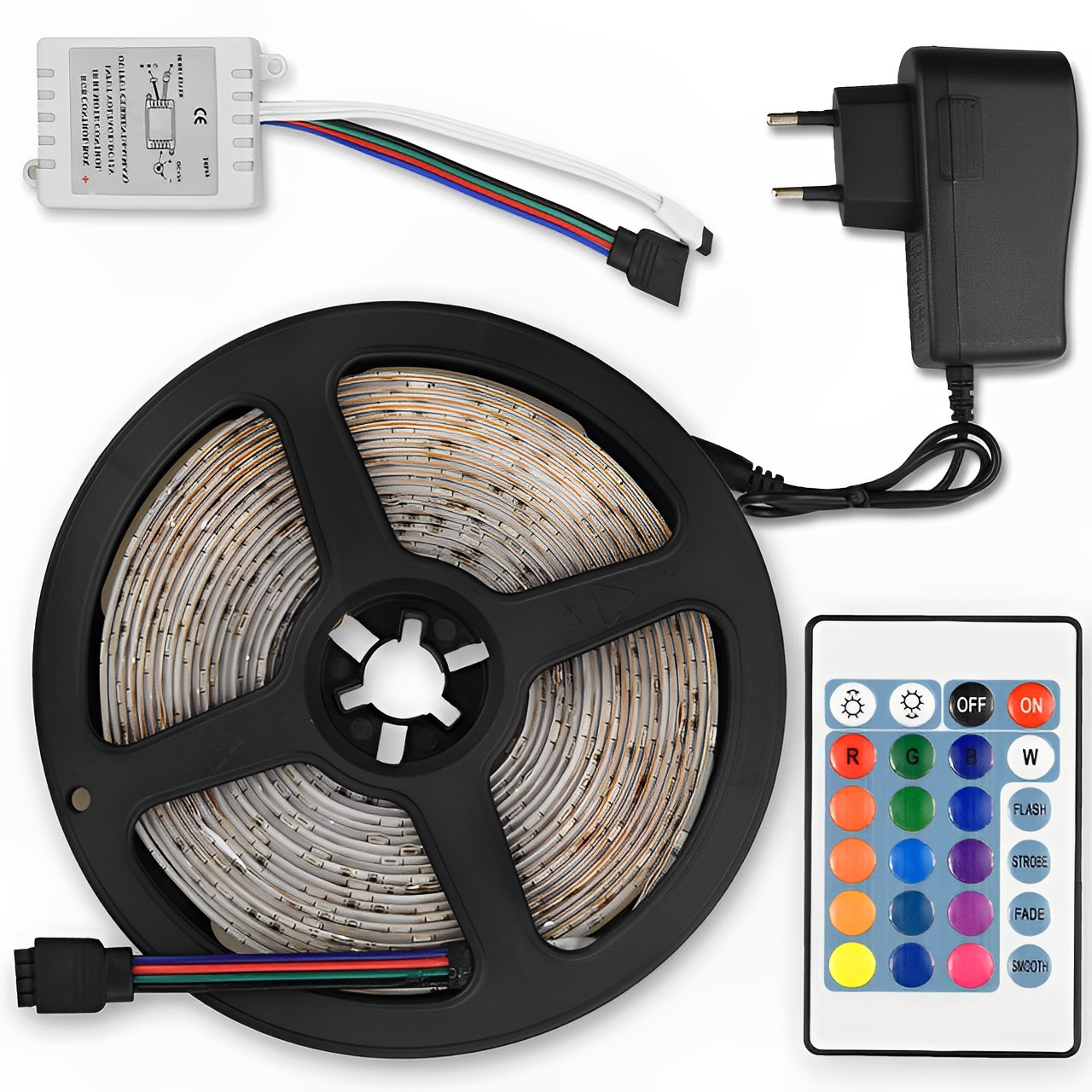 СВІТЛОДІОДНА RGB СТРІЧКА 5М