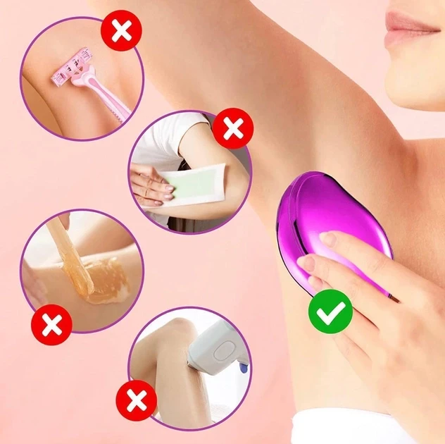КРИСТАЛ ДЛЯ БЕЗБОЛІСНОГО ВИДАЛЕННЯ ВОЛОССЯ CRYSTAL HAIR ERASER