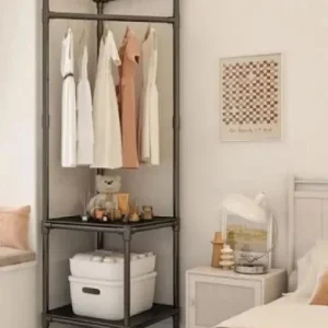Кутова напольна вішалка для одягу 180х45х45 см Corner coat rack