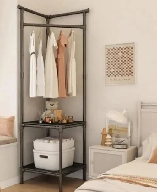 Кутова напольна вішалка для одягу 180х45х45 см Corner coat rack