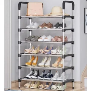Полиця для взуття 6 секцій 56 х 28 х 113 см New shoe rack