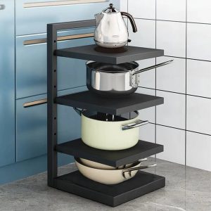 Кухонна полиця для зберігання каструль: 3 рівні Kitchen shelf for storing pots