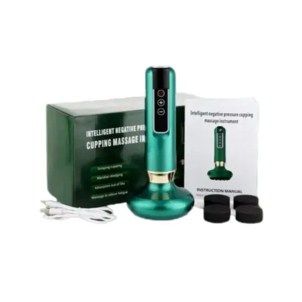 Вакуумний антицелюлітний масажер для тіла Cupping Massager GREEN - Зображення 3