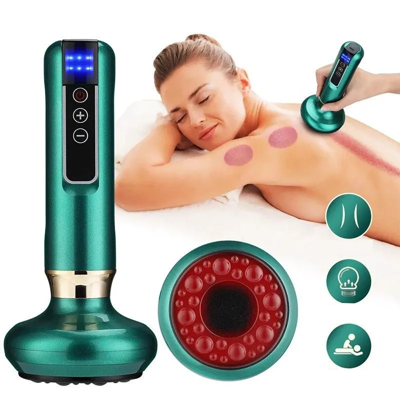 Вакуумний антицелюлітний масажер для тіла Cupping Massager GREEN