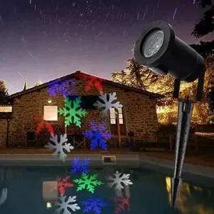 ВУЛИЧНИЙ ЛАЗЕРНИЙ ПРОЕКТОР З МАЛЮНКАМИ FESTIVAL PROJECTION LAMP