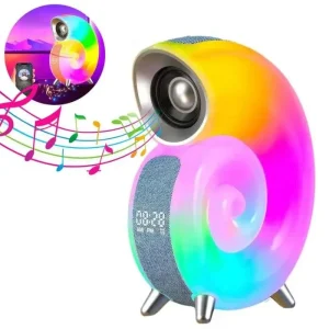 Бездротова міні розумна смарт колонка 4 в 1 з блютуз Сonch Music Light