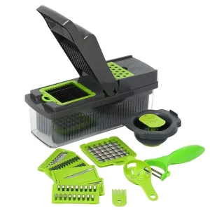 Багатофункціональна овочерізка зі змінними насадками 14в1 Vegetable Salad Cutter