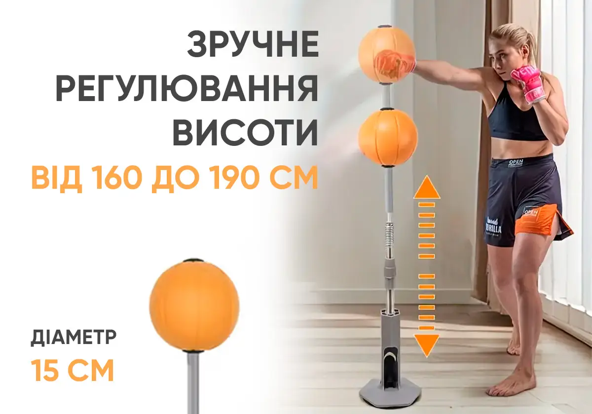Тренажер для бокса (160-190 см) EasyFit Pro BoxSet