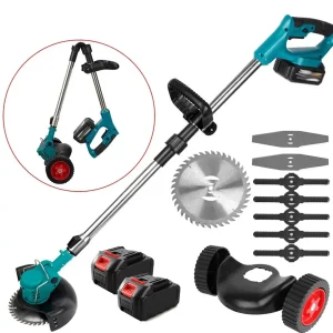 Електрична газонокосарка, 2 аккумулятори 36 в, 2000 мА год Lawn mower