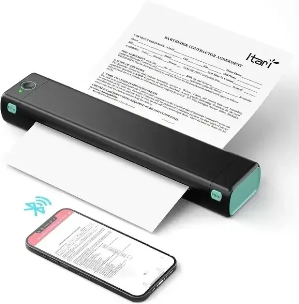 Акумуляторний термопринтер миттєвого друку з друком по Bluetooth та USB M15 A4