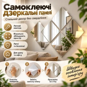 Комплект акрилових дзеркал (4 шт)