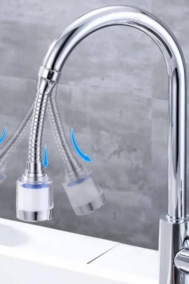 НАСАДКА НА КРАН АЕРАТОР ПОДОВЖЕНИЙ ДЛЯ ВОДИ З ФІЛЬТРОМ PURE FILTERED WATER