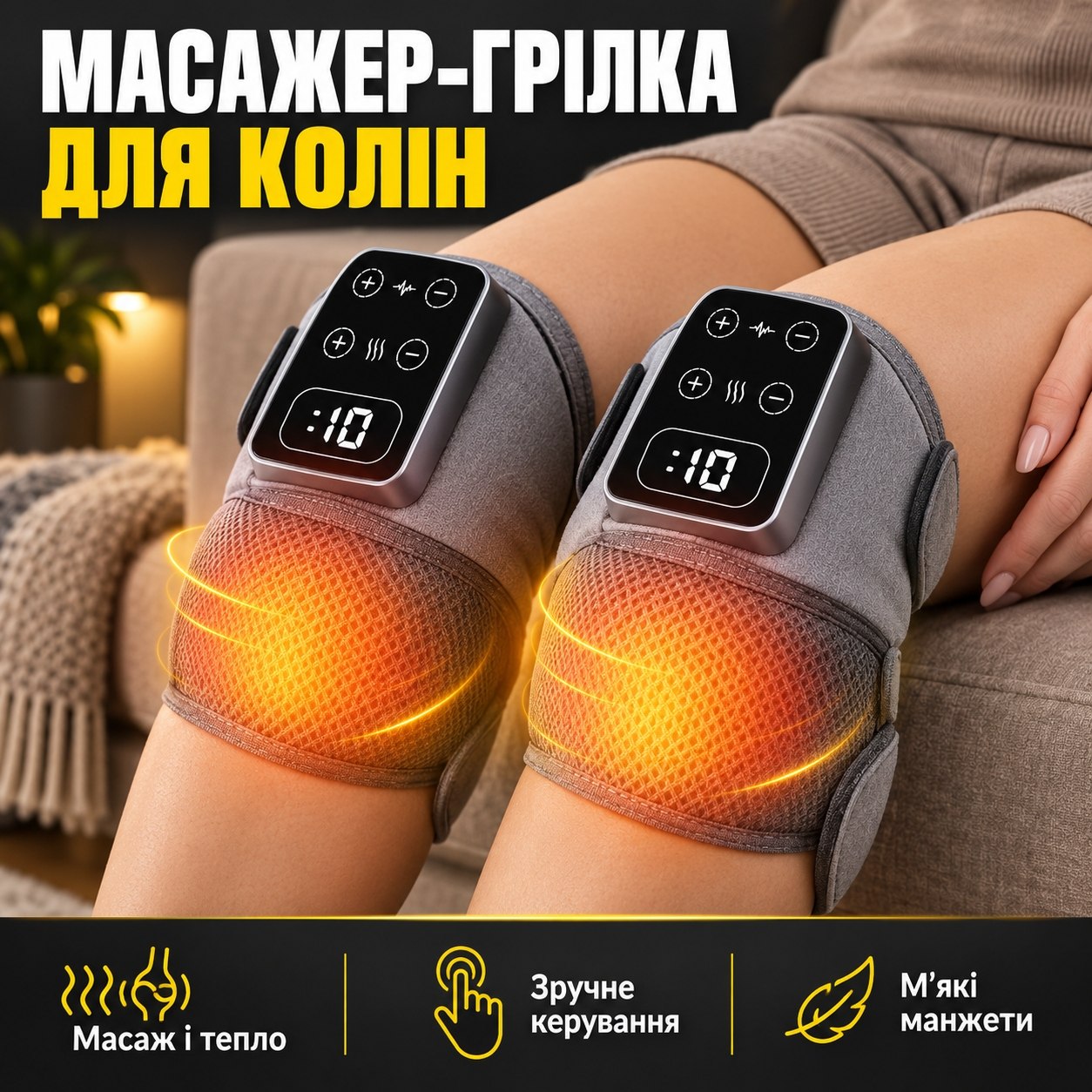 Масажер-грілка для колін